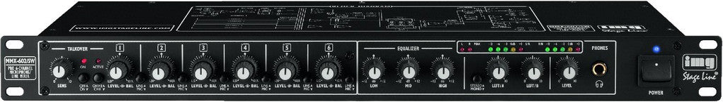 ALTO AMX80, Mixer board, 6 channels